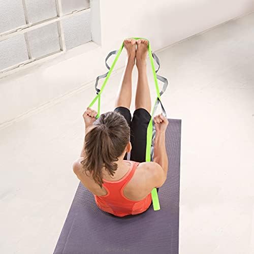 Каишка за стрии Acupoint Yoga с панти - 12-Петельный каишка за практикуване на физическа терапия, гъвкавост, Пилатес,