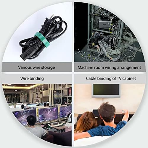 Snoiluo за Многократна употреба Монтаж Кабелни Превръзки, Многофункционални Cable колани, Управление кабел за организация