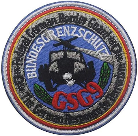Bundesgrenzschutz Немска Екип на Гранична Защита GSG9 Специалните Тактически Нашивка С Бродерия, Кука и Контур, Нашивка