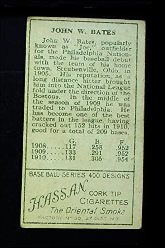 1911 T205 Джони Бейтс Филаделфия Филис (Бейзболна картичка) VG/БИВШ Филис