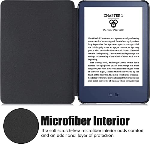 Калъф за Kindle (10-то поколение, випуск 2019 г.) (номер на модела J9G29R)-с функция за автоматично събуждане / сън - Лек защитен калъф от изкуствена кожа (не е подходящ за Kindle Paper