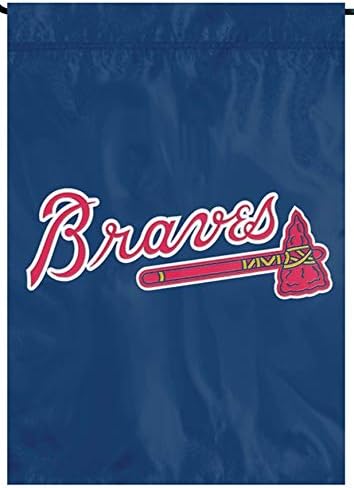 Официално лицензиран MLB GMATL Atlanta Braves Premium Garden Flag