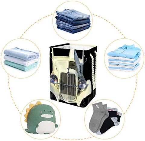 MAPOLO Кошница за дрехи Bubble Car Сгъваема Кошница за съхранение на бельо с Дръжки Подвижни Скоби Добре да се Запази Водоустойчива за Организиране на дрехи Играчки в пера