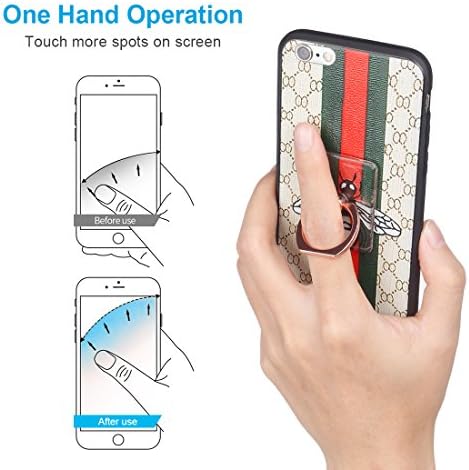 Пръстен за телефон, държач за мобилен телефон, въртящи се на 360 градуса, държач за пръстени телефон, прозрачна поставка за пръстени за пръстите и поставка за краката