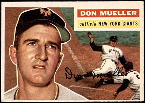 1956 Topps # 241 Дон Мюлер Ню Йорк Джайентс (Бейзболна картичка) БИВШ Джайентс