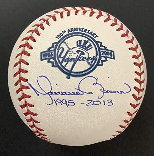 Мариано Ривера е подписал бейзболен топката Selig 100Anniv с Автограф, лого дизайн Yankee Insc PSA/ Бейзболни топки С ДНК-Автограф