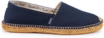 Парусиновые espadrilles Viscata Sitges / испански мъжки обувки са ръчно изработени от дишащ органичен памук платна, с