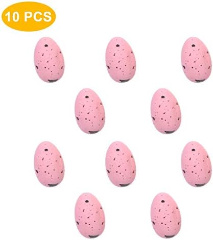 Baishitop Моделиране 10 бр. Декорация със собствените си ръце Пластмасови Цветни Ярки Великденски яйца и Пластмасови