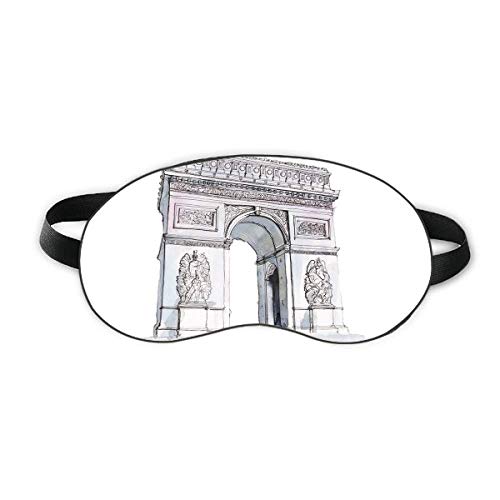 Триумфалната арка в Париж Франция Защитна маска за очи Sleep Мека Нощна Превръзка на очите Козирка