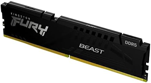 Компютърна памет Kingston Technology Fury Beast Black 64GB 5600MT/s DDR5 CL40 XMP 3.0 Ready (опаковка от 2) KF556C40BBK2-64