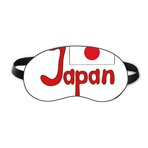 Японски Национален Флаг Червено Модел Sleep Eye Shield Мека Нощна Превръзка На Очите Със Сенчести покритие