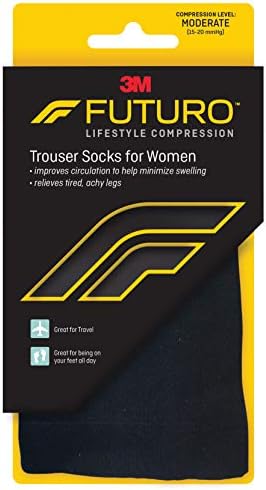 Подмладяващи Брючные чорапи Футуро за жени, Средна Компресия, Medium, Черен