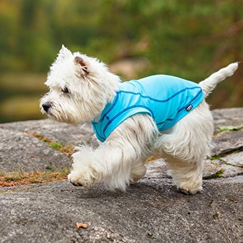 Тениска за кучета с защита от uv Шили UPF30 + тениска за домашни любимци и бански Еластични и удобни, могат да се перат в машина. (X-Голям)