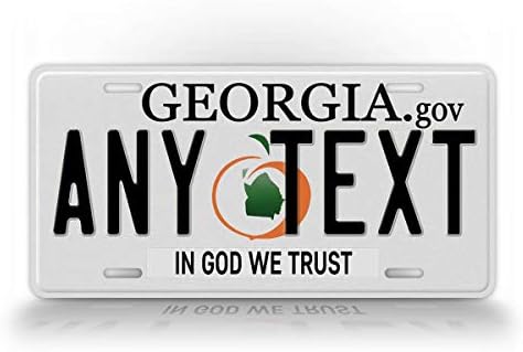 SignsAndTagsOnline Персонални Джорджия въз основа на 2007-2012 Реплика на Регистрационен номер По Индивидуална заявка