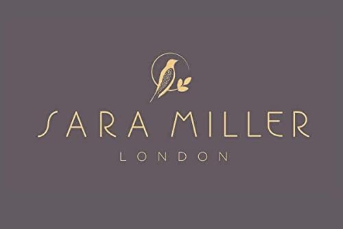 Чаша Portmeirion Сара Милър London Chelsea, Тъмно-сиво | 12 унции за приготвяне на чай, кафе и горещо какао|, Изработен от фин порцелан, със златни детайли | Само за ръчно пране