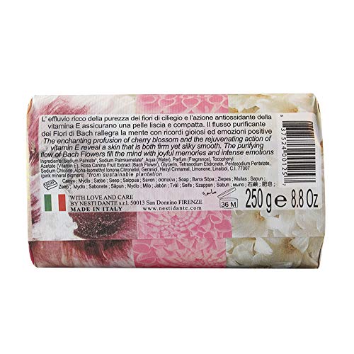 Естествено сапуни Nesti Dante Philosophia, Лифтинг /Черешов цвят / Османтус и здравец С цветя на Бах и на витамин е, 8,8 Грама