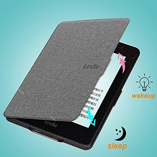 ZENGCANG Kindle Калъф от изкуствена кожа - Защитна капачка за електронна книга Текстилен калъф за Kindle Paperwhite 3