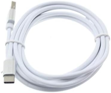 6 фута USB кабел Type-C, зарядно устройство, захранващ кабел за Galaxy Z Flip 3, Z Fold 3 5G, тел USB-C, най-дългата бързо зареждане, синхронизация, висока скорост, бял, съвместим с Samsung Ga