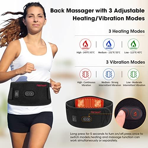 Топло за краката FEETMOR с масаж и грелкой за гърба - Бързо нагряване за облекчаване на болката, Превръзка за гърба с отопление и масаж за облекчаване на гърба, при Лумб?