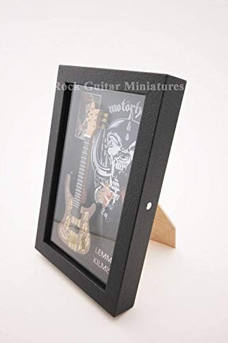 RGM8912 Колекция Миниатюрни китари Lemmy Kilmister Motorhead в рамката на Shadowbox