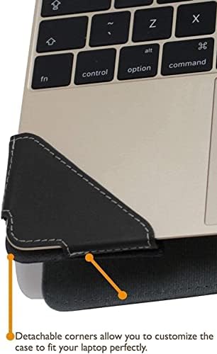Серия Broonel - Profile - Черен Кожен калъф за лаптоп, който е Съвместим с 15.6-инчов лаптоп Acer Aspire Vero AV15-51