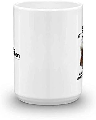 Керамична чаша за фестивала на реколтата в паркове и места за отдих Li ' l Sebastian Pawnee, Бяла - Официалната кафеена чаша (15 унция)