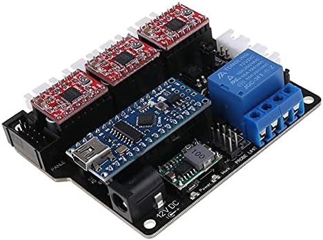 Контролер на двигателя Davitu - а контролер GRBL USB 3-Аксиален Драйвер за стъпков мотор контрольор карта