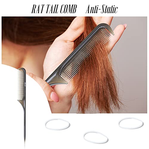 Прозрачни дъвка за коса, Marcoido 1000 бр., прозрачни дъвка за коса с линия за коса, комплект инструменти за полагане,