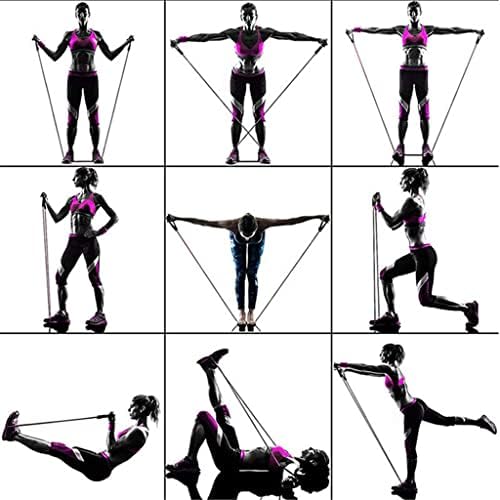 BHVXW 11 бр./компл. эспандеры от ТПЭ 100-150 килограма, женски Цветен колан за фитнес, въжета за йога, обзавеждане за