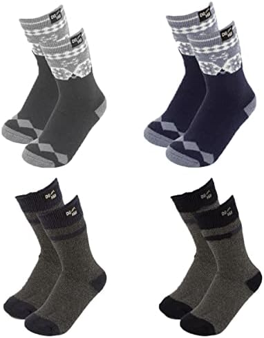 DG Hill (Детски Термоноски 2pk или 4pk, Дебели Изолирана Чорапи с подгряване за по-студено време, за момичета и момчета