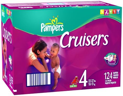 Маратонки Pampers Cruisers, Размер 4, 124-Брой