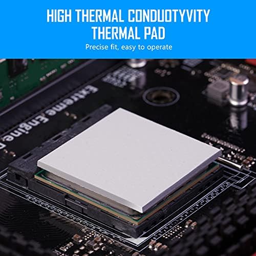 12,8 W/mk Силиконова Термопластичная уплътнител за Радиатор на GPU CPU RAM, SSD led Охладител за Охлаждане на чипсет IC (85x45x1,5 мм)