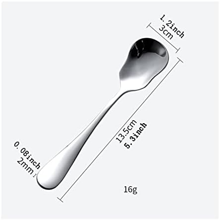 Кухненски лъжици 10 бр. Десерт лъжица от неръждаема стомана, лъжица за кисело мляко, лъжица за сладолед, малка лъжица,