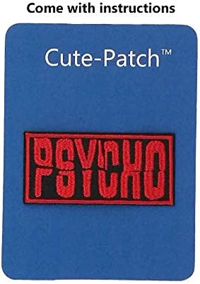 Сладък Нашивка на Psycho 1960 Old Film, Бродирани Желязо Нашивке за тениски, Шапки, Раницата