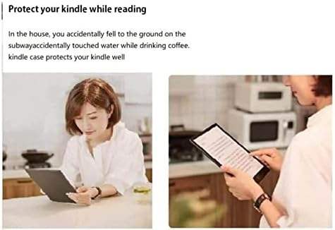 Студиен калъф WunM подходящ за 6-инчов чисто нов Kindle (11-то поколение-випуск 2022 година), лек калъф с функция за