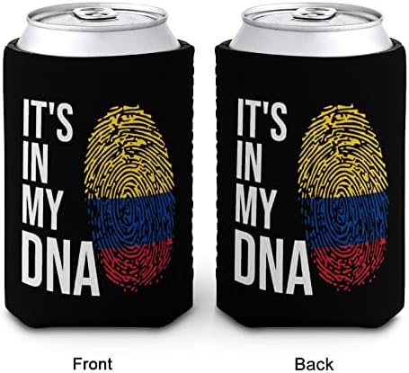 Това е в Моята ДНК Колумбийски Флаг за Многократна употреба поставки за чаши за Кафе, Студен и Изолиран поставка за Чаши