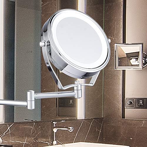 NOVOCE Монтиране на стена Тоалетка Огледала За Грим Увеличително Огледало За Бръснене В Банята на Хотела, Тоалетно Огледало