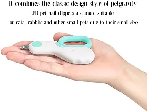 Нокторезачки Woleigiao за домашни любимци - нокторезачки за котки с led подсветка, нокторезачки и Машинка за Нокти, Професионален
