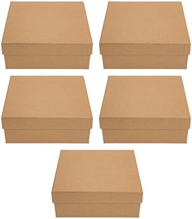 Кутии Zerodeko Подаръчни Кутии 5шт Крафт-Хартия Стаканные Кутии за опаковане на подаръци Доставка на Подаръци за Партита