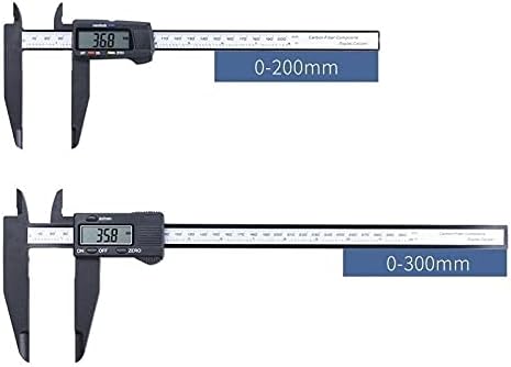 XDCHLK Голям диапазон на измерване с Цифров штангенциркуль С дълга измерване на челюстта на Електронен штангенциркуль с нониусом Измерение стъпки външен вътрешен ди