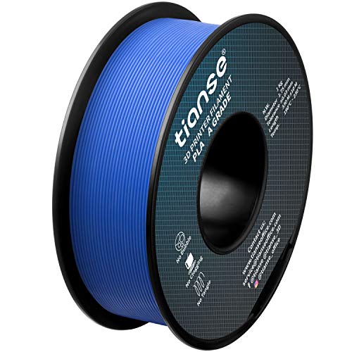 Конци за 3D-принтер TIANSE PLA, допуск на диаметъра на 1,75 mm +/- 0,03 мм, бобини с тегло 2,2 кг, Синя