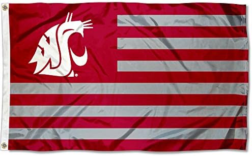 Звездно-шарени национален флаг на щата Вашингтон Лъвове