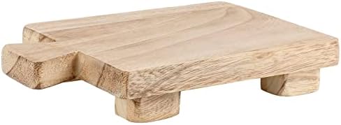 Дървена Поставка-Пиедестал, Тава върху дървени крака за Баня, Държач за домашна Кухненска мивка, Дървен държач за сапун,