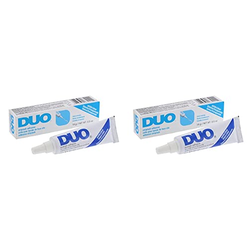 Лепило за мигли DUO Strip прозрачен, за фалшиви мигли на ивици, 0,5 мл, 1 опаковка (опаковка от 2 броя)