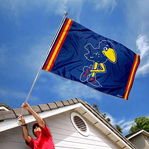 Канзас Джейхокс Ретро Ретро Връщане 3x5 Банер Флаг