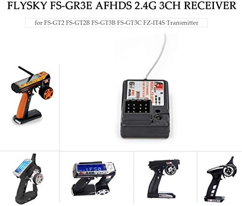 Приемник Goolsky Flysky FS-GR3E 3CH 2.4 Ghz Приемник за FS-GT2 FS-GT2B FS-GT3B FS-GT3C FZ-IT4S Радиоуправляеми Автомобили