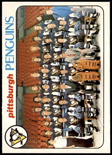 1978 О-Пи-Джи # 204 Пингвините Екип от Пингвини (Хокейна карта) NM Penguins