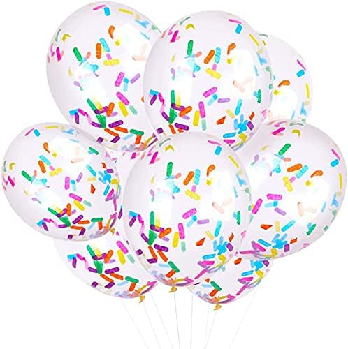 Партида балони На рожден Ден, балони, Поръсва Конфети, Опаковане балони - балони, Поръсва сладолед.(24 бр.)