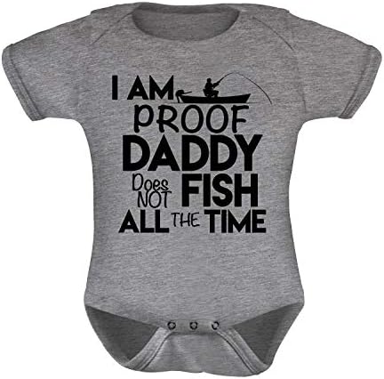Аз съм Доказателство за Това, че татко Не е Улов на Риба през Цялото Време Сладък Детски Боди