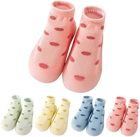 Пролетно-Лятна Детски Обувки за Бебета и малки деца, Чорапи За момчета И Момичета, Нескользящая Обувки На равна Подметка